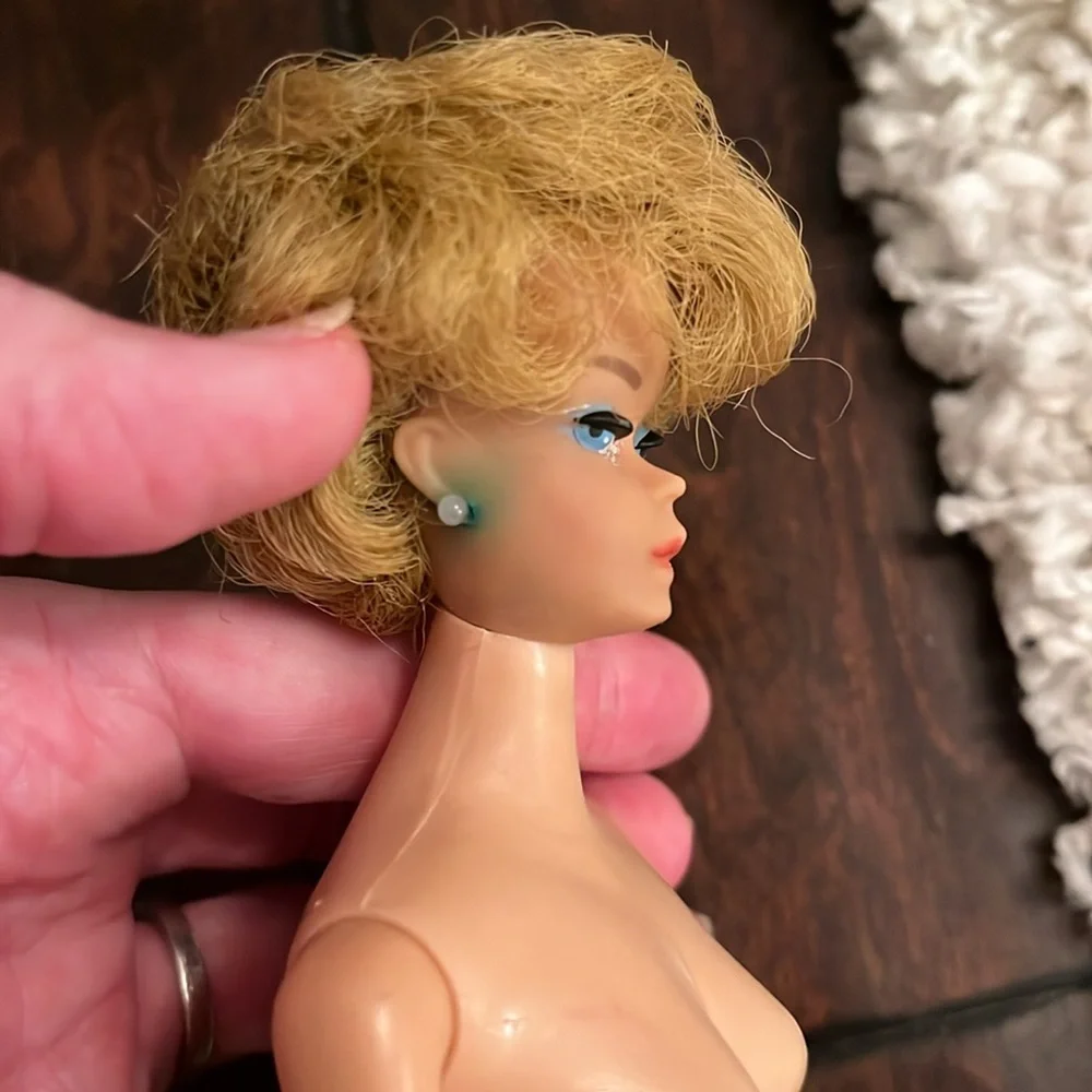 1958 BARBIE 1962  DOLL JAPAN BUBBLE CUT HAIR STRAWBERRY BLONDE GINGER